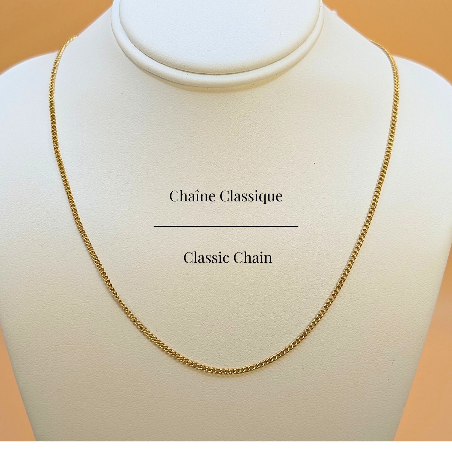 Collier Amadora - Chaîne au choix