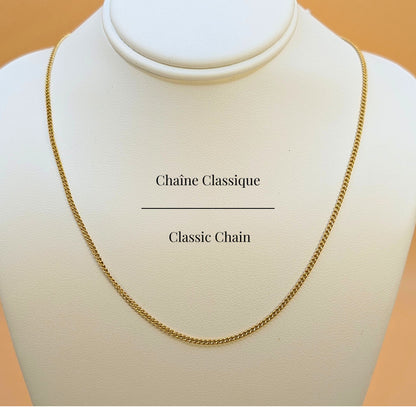 Collier Amadora - Chaîne au choix