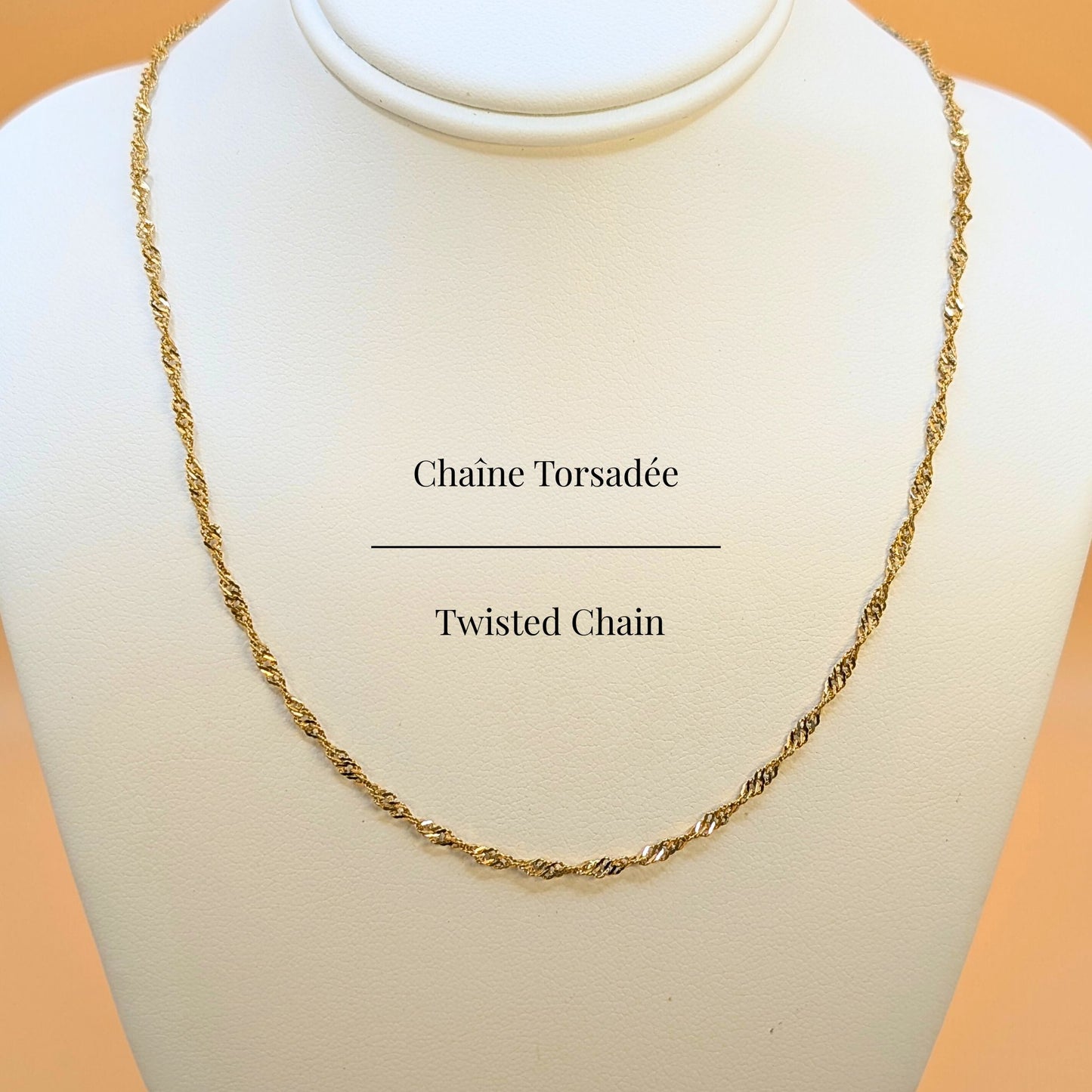 Collier Amadora - Chaîne au choix