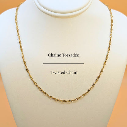 Collier Amadora - Chaîne au choix